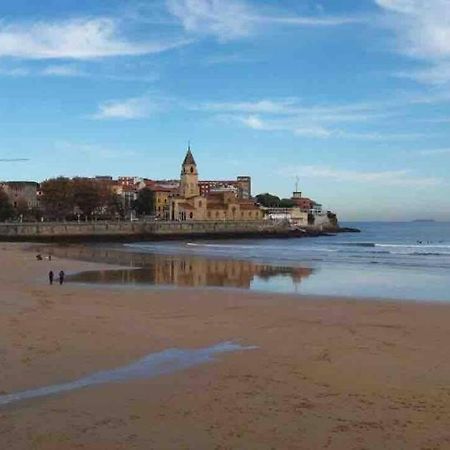 Apartamento A 100Metros De La Playa De San Lorenzo Gijón Exteriör bild
