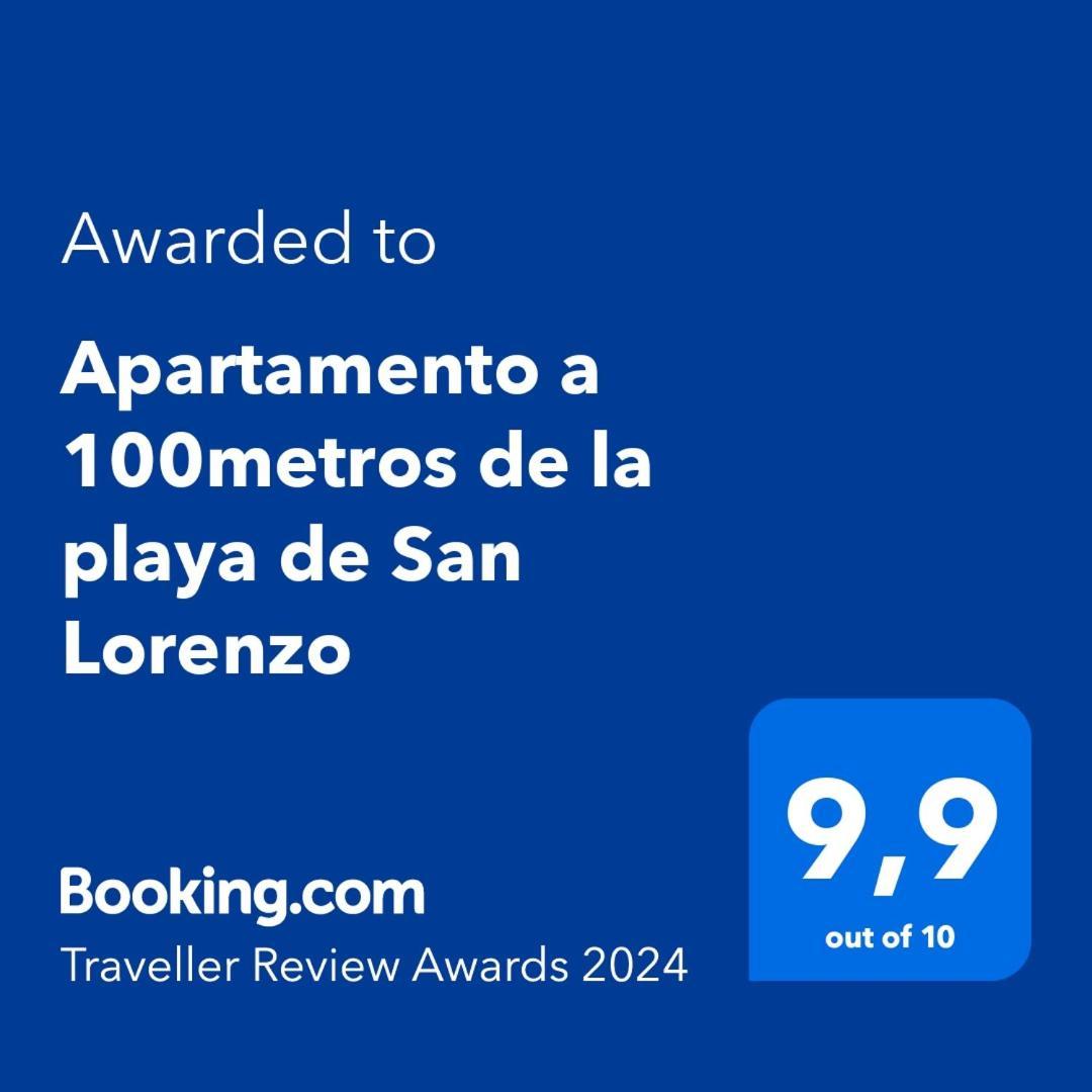 Apartamento A 100Metros De La Playa De San Lorenzo Gijón Exteriör bild